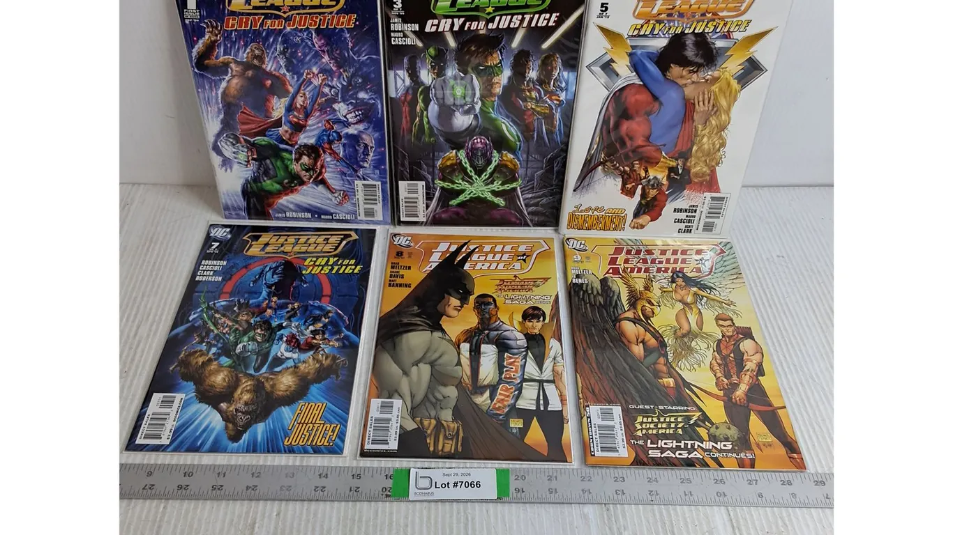 Issues #1-10- Justice League-Cry For Justice