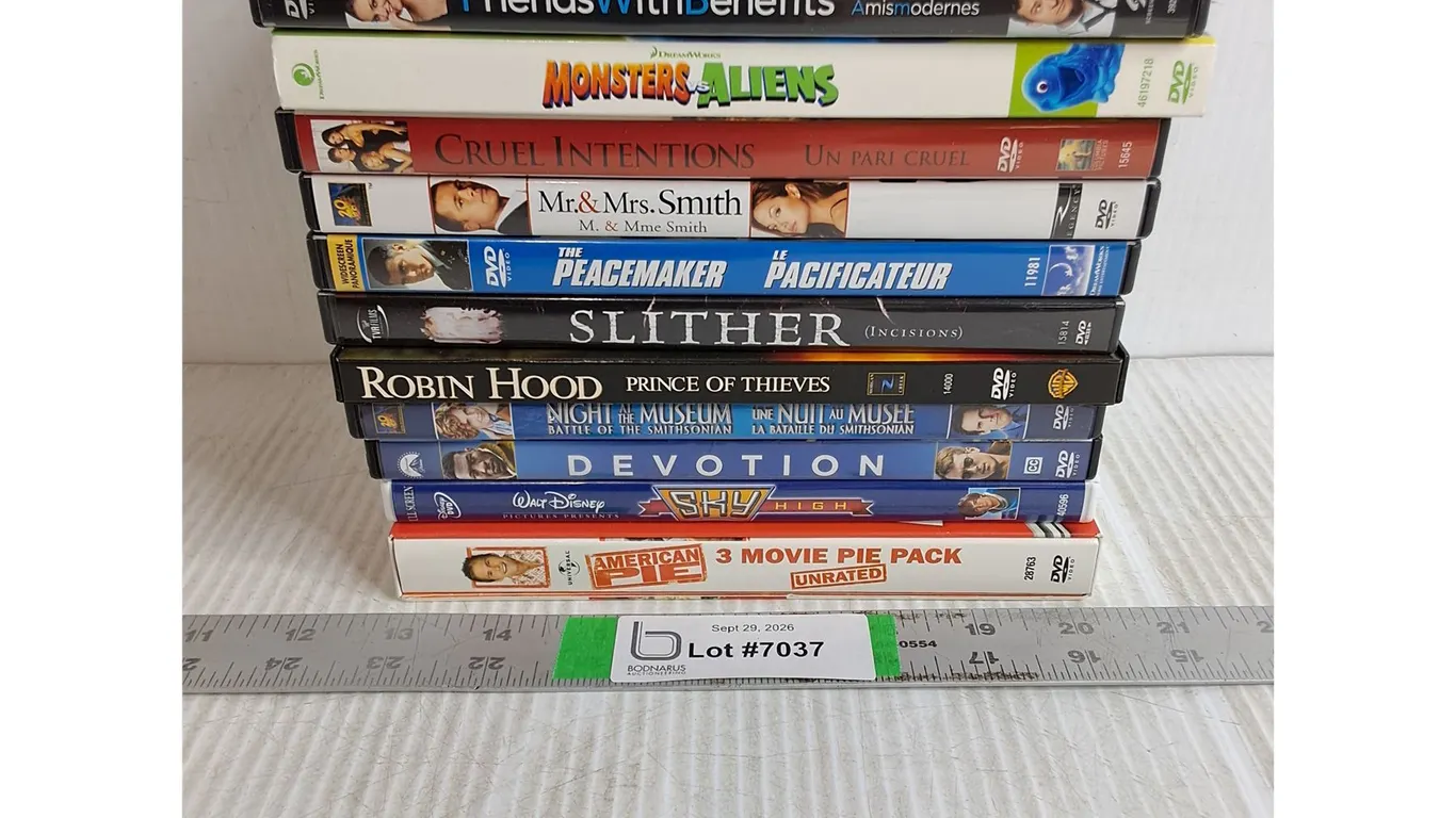 (12) DVD Movies-Greyhound,Devotion,American Pie,Slither and more