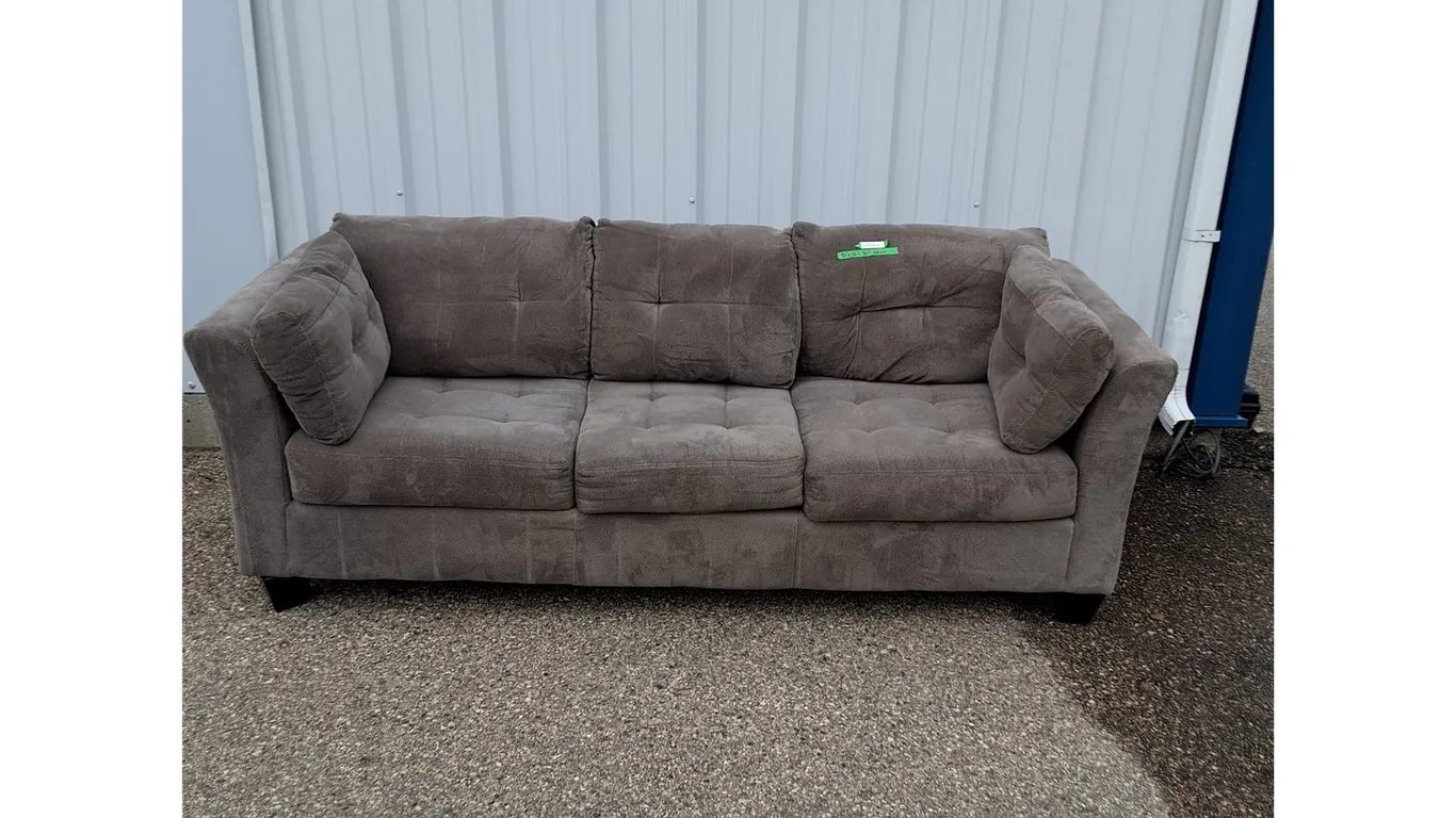 ~Grey Couch 92" x 36" x 30" No Shipping