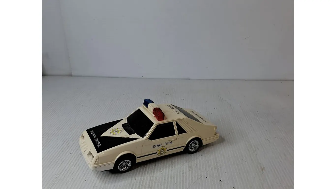 Vintage Die-Cast Bburago Ford Mustang Highway Patrol Car (cannot authenticate)