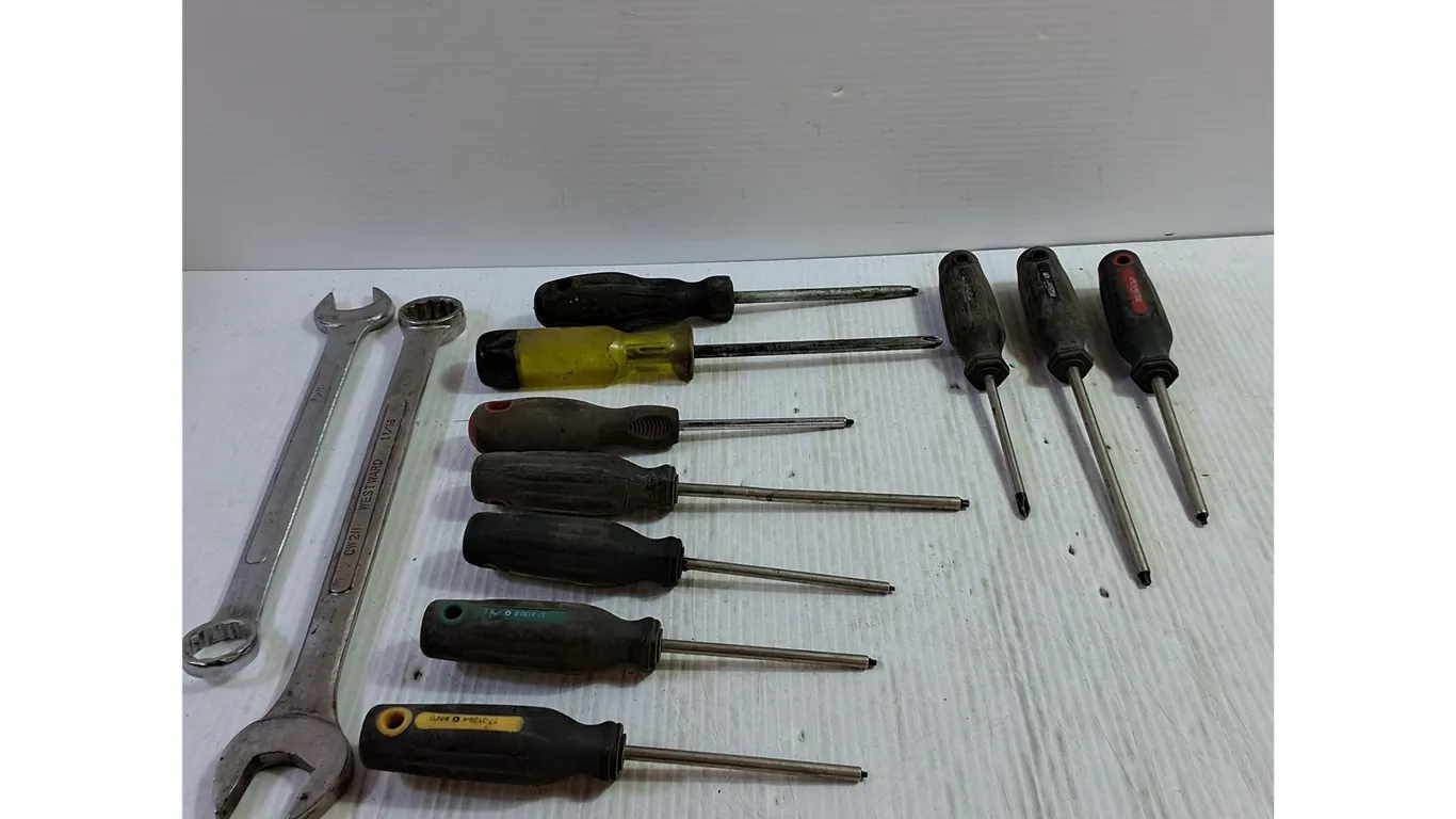 Assorted Screwdrivers, Wrenches