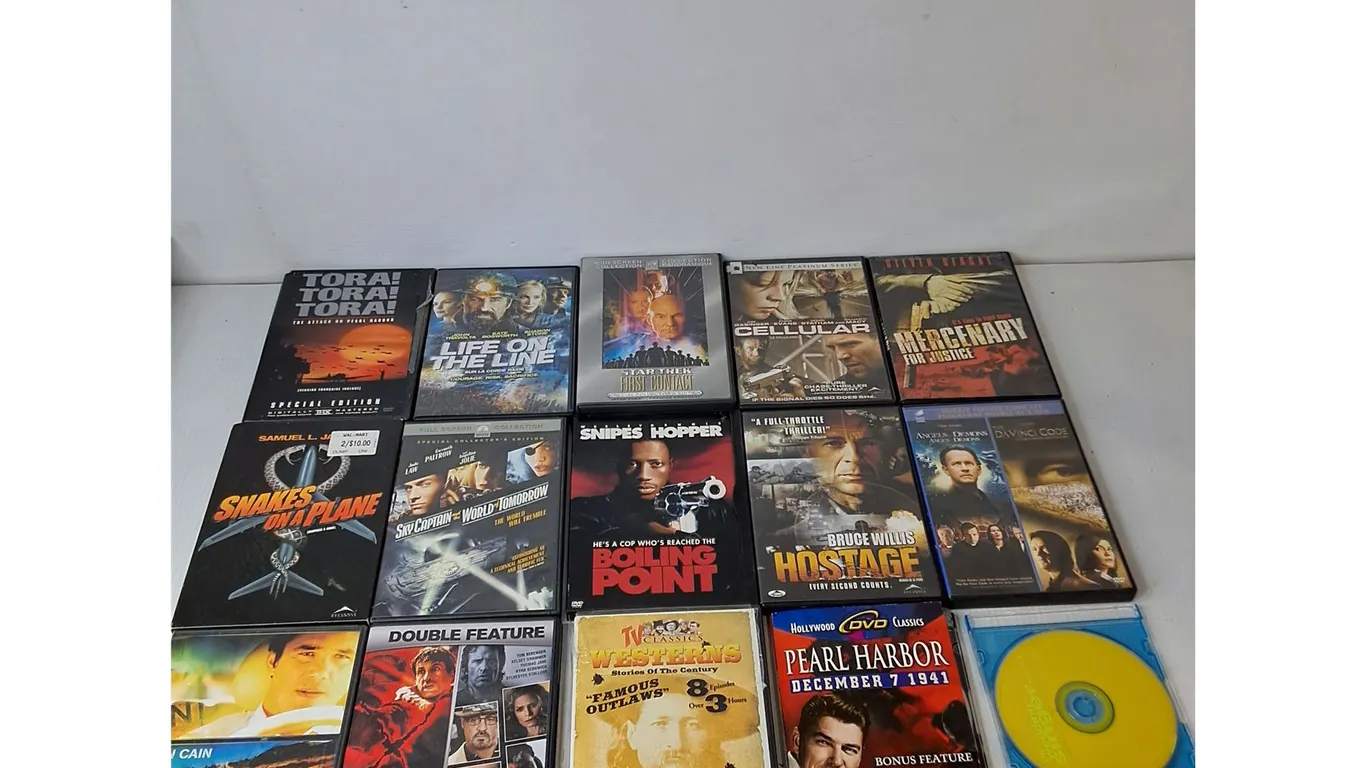 (15) Assorted DVD's & CD's