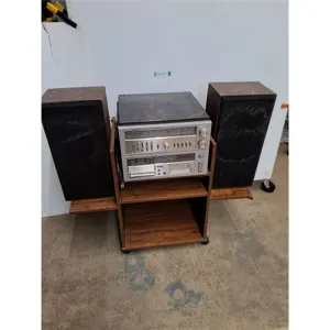 * Lloyd's Home Stereo - Powers On, w/MDF 37" Wide Cart Stand - Cannot Ship