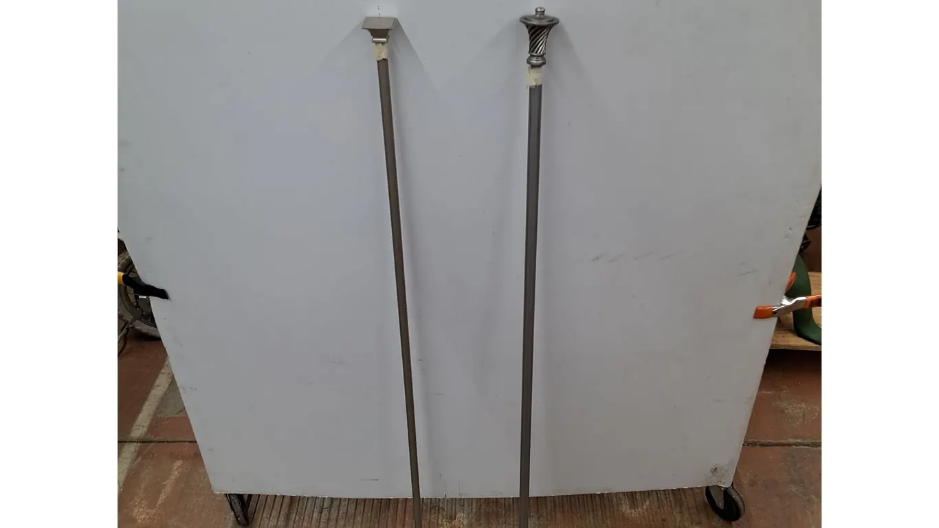 *(2) Curtain Rods 51" Min, Pickup Only