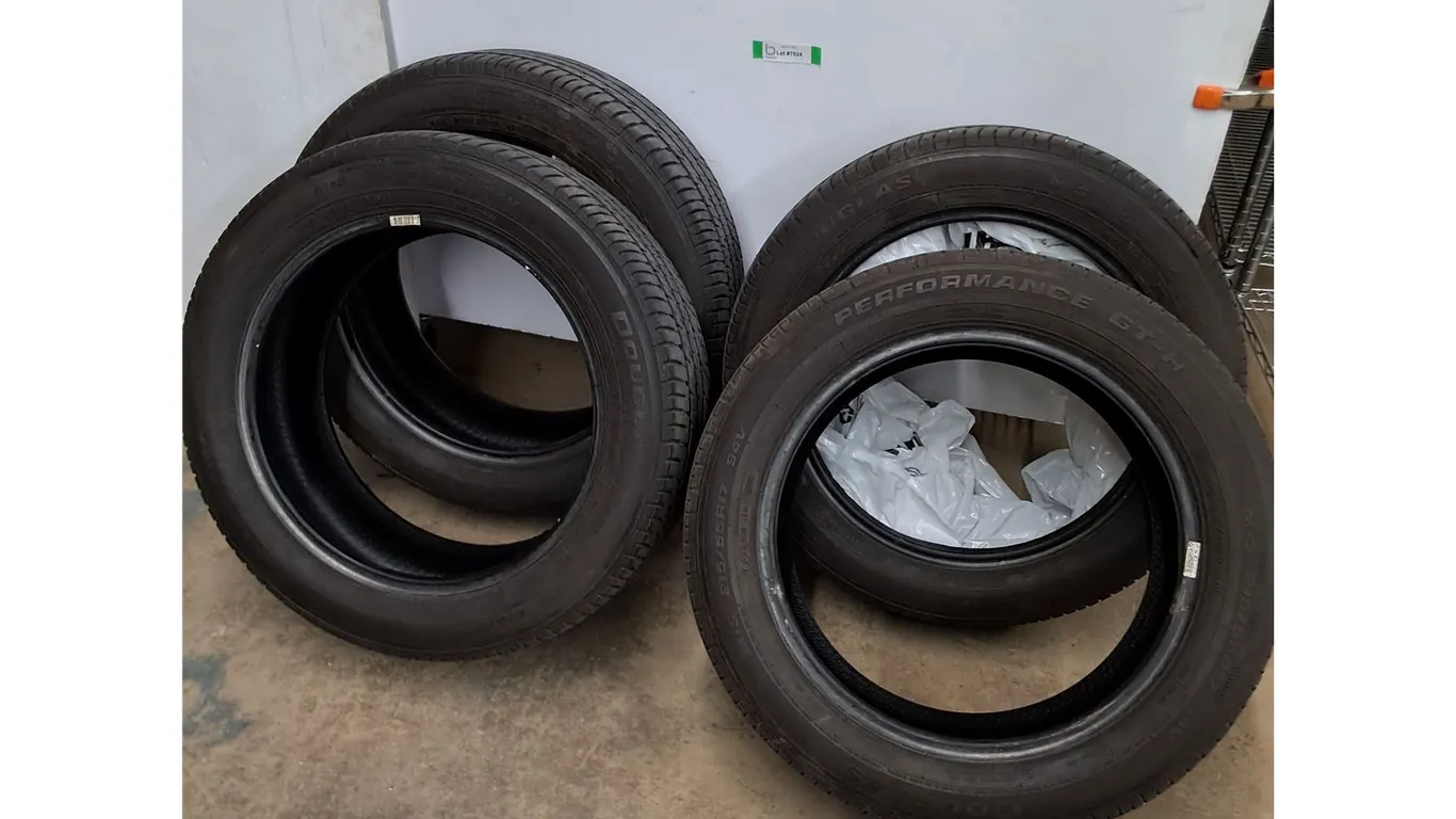 (4) Lightly Used Douglas Performance GT-H 215/55R17 Tires