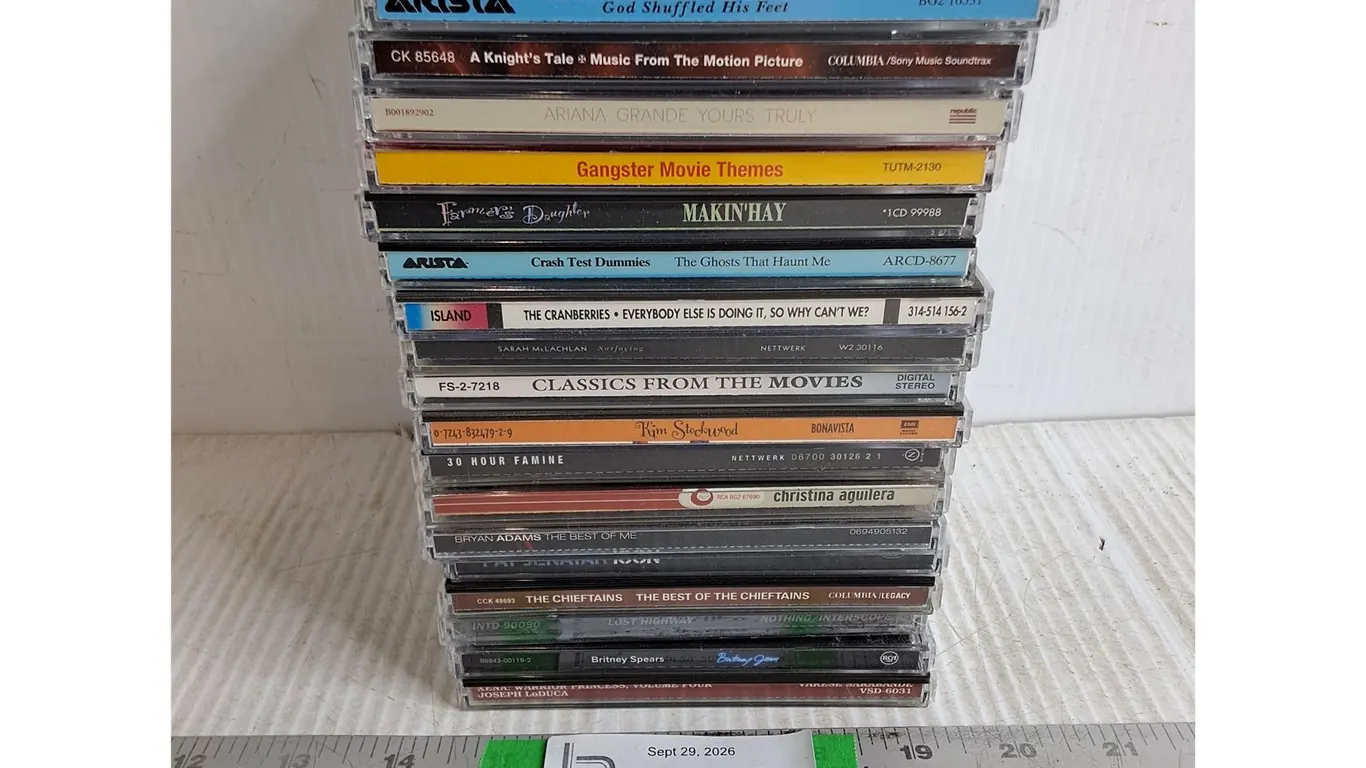 (20) Music CD's-The Chieftains,Bryan Adams,Crash Test Dummies,Ariana and more