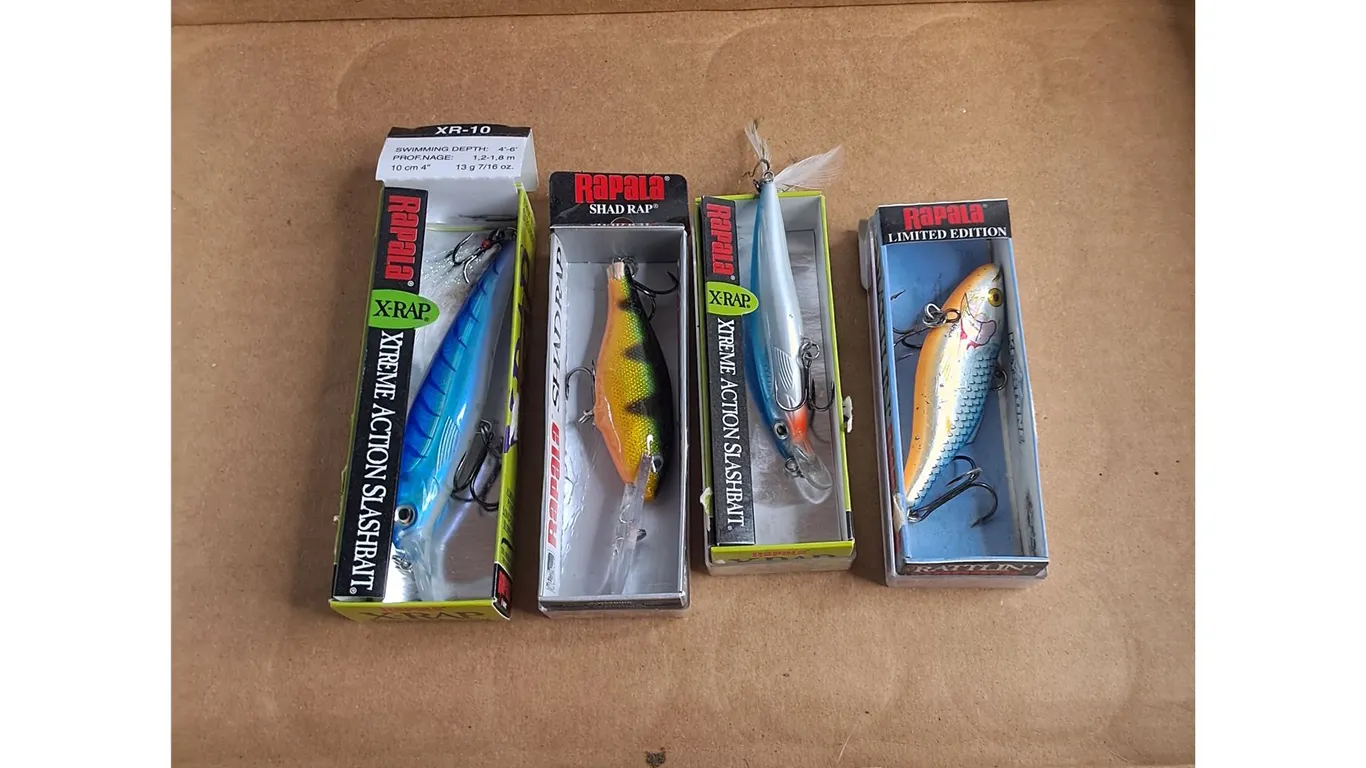 (4) Unused Fishing Lures