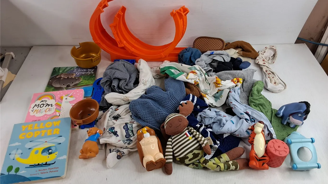 Assorted Kids Toys, Books & Clothes