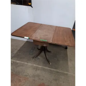 * Vintage Wooden Drop-Leaf Dining Table - Cannot Ship