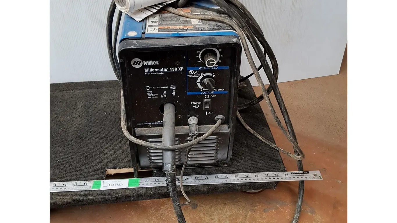 *Millermatic 130 XP 115V Wire Welder- Untested. Dolly Not Included, Can't Ship