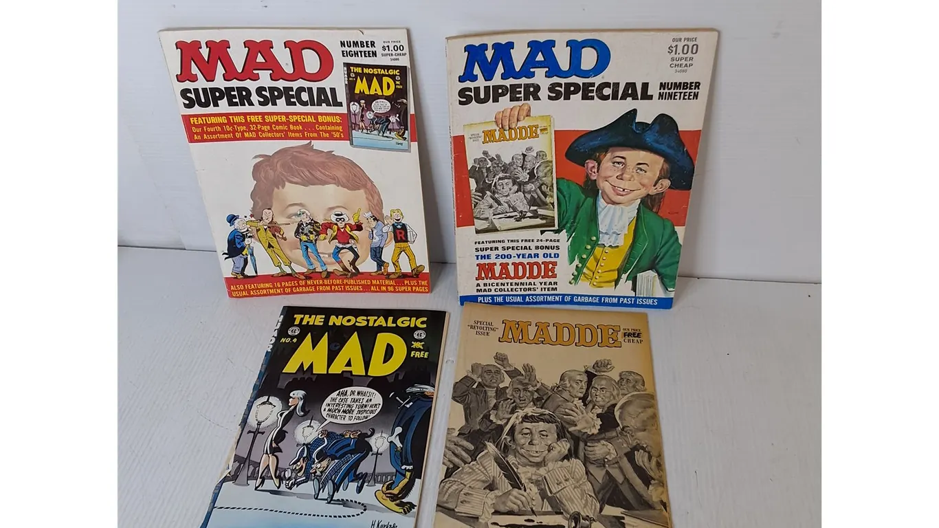 MAD Magazines-Number 18 & 19 & Comics