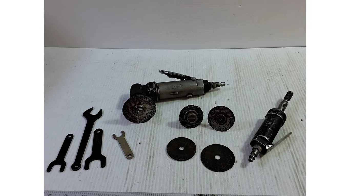 Air Grinders with Discs, Small Wrenches