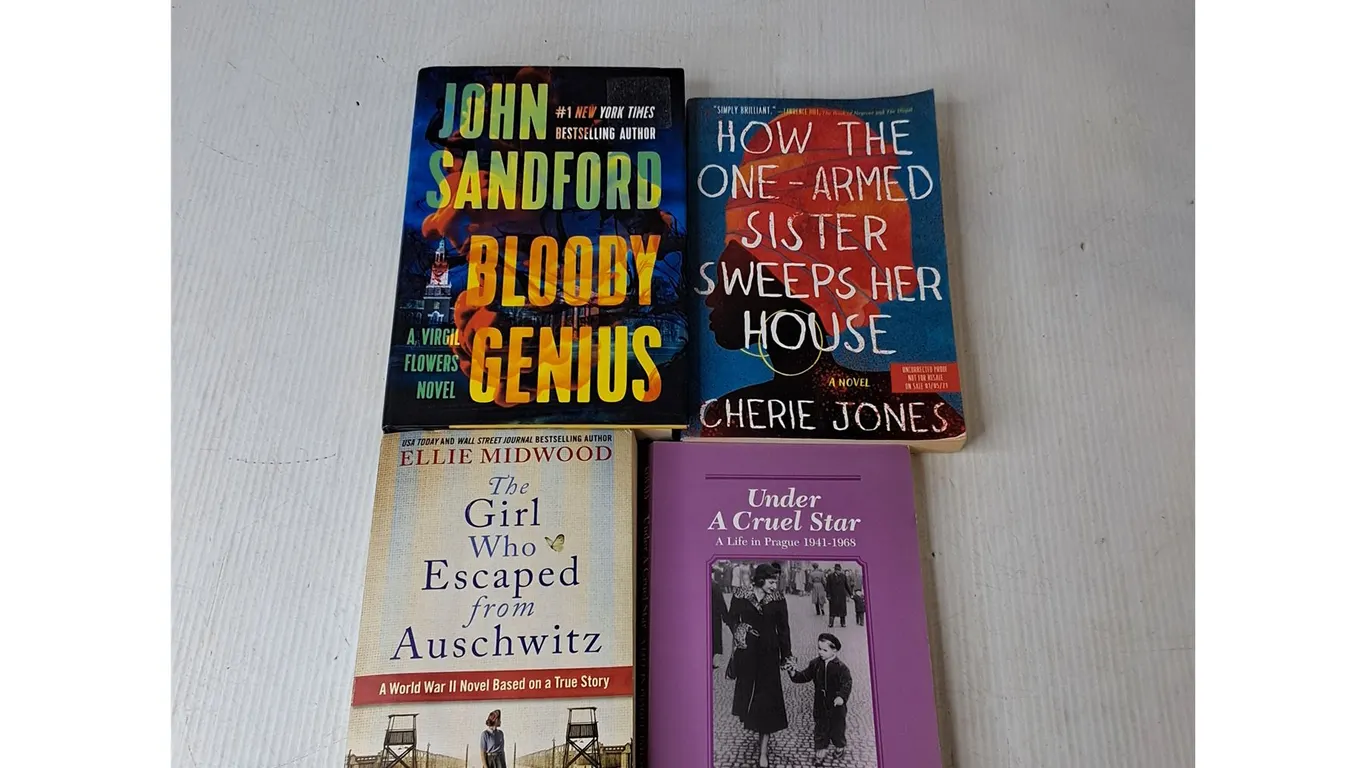 (4) Books; Bloody Genius, How The One-Armed Sister Sweeps Her House, Under A Cruel Star, Misc