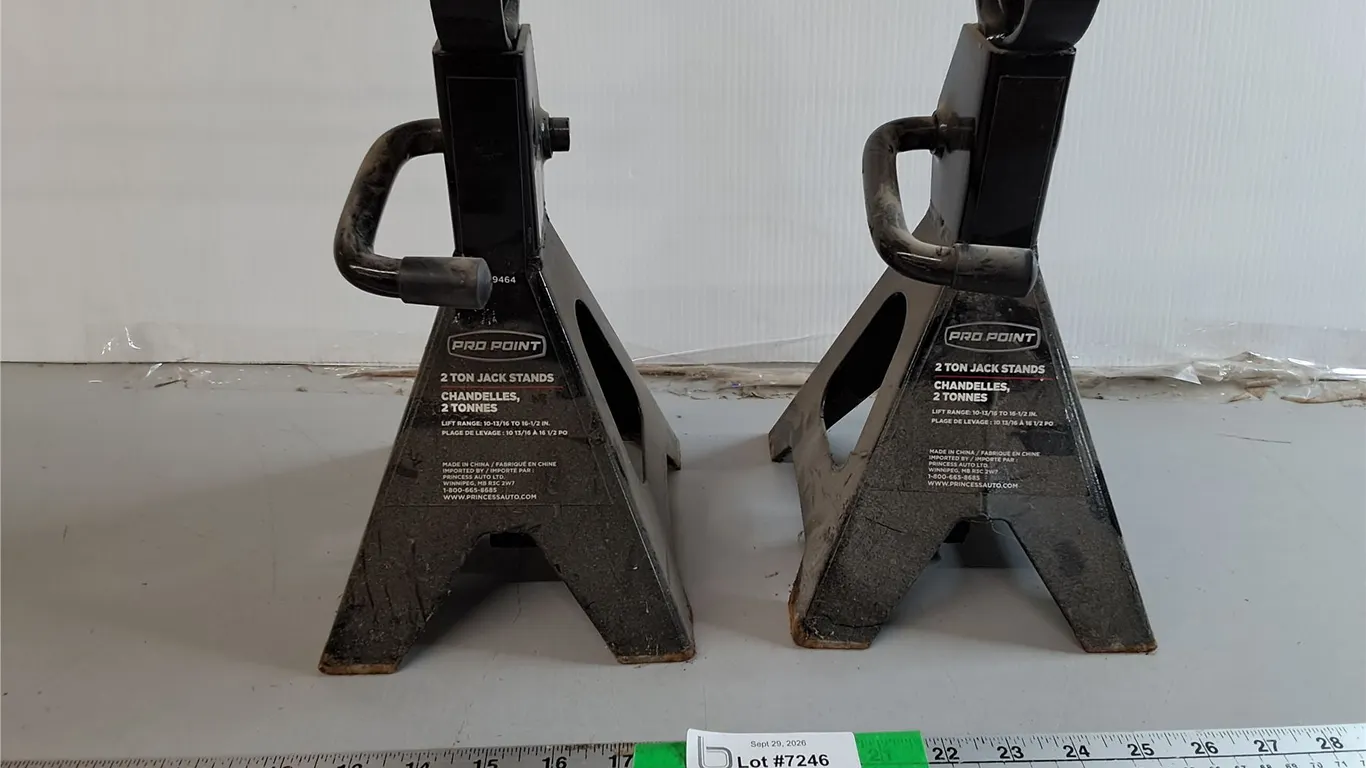 (2) Pro Point 2 Ton Jack Stands, Pickup Only