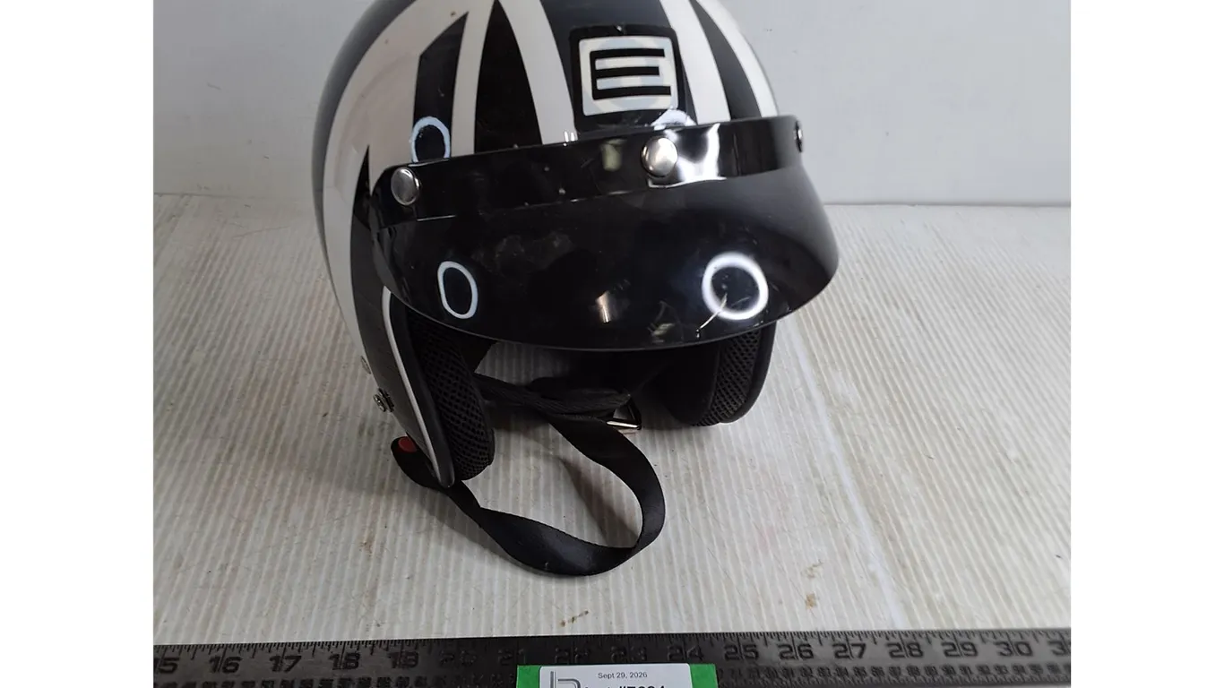 "E" Adult Size Motorcycle Helmet