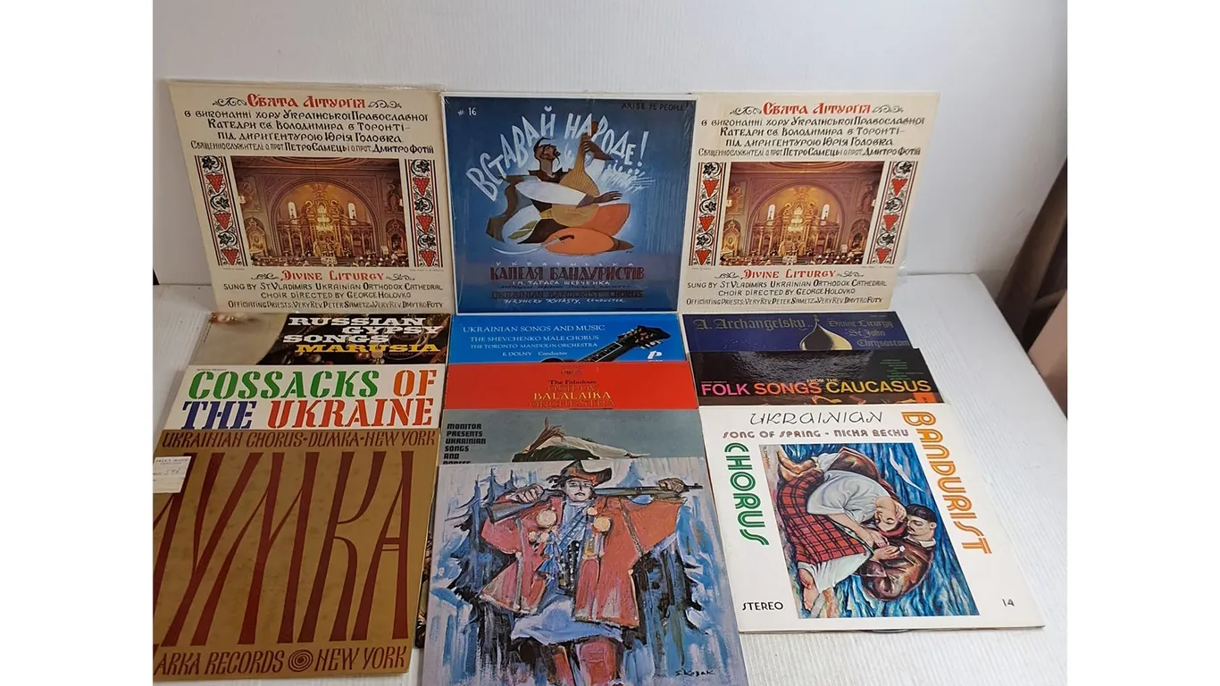 (13) Ukrainian, Russian, Caucasus Music Records