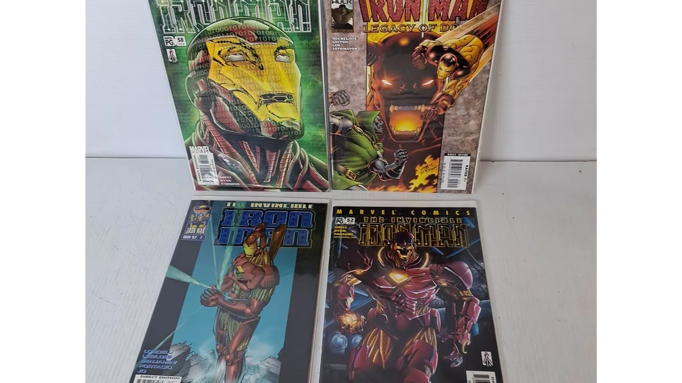 (4) Iron Man Comics