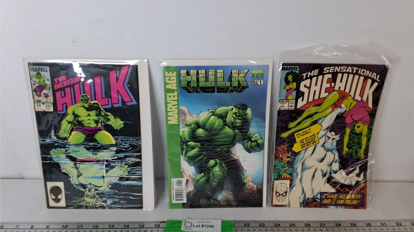 (3) Hulk/She-Hulk Comics
