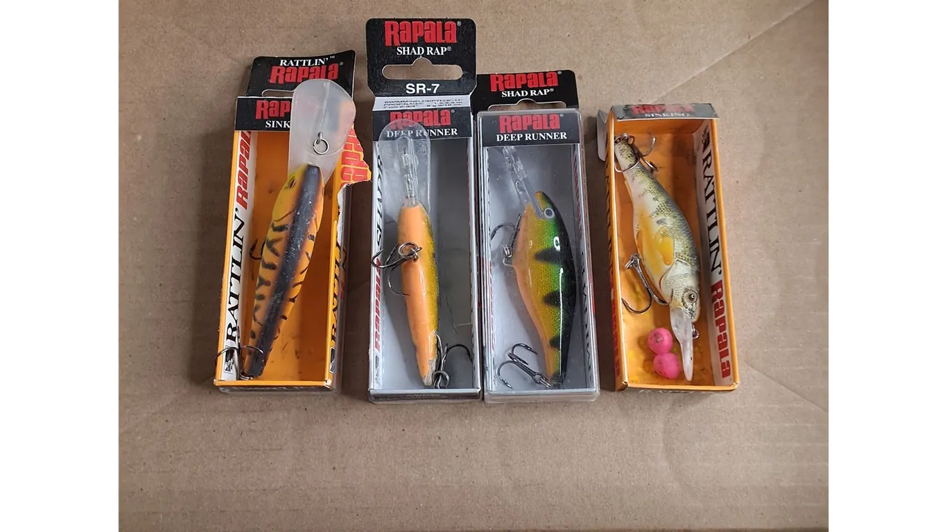 (4) Unused Fishing Lures