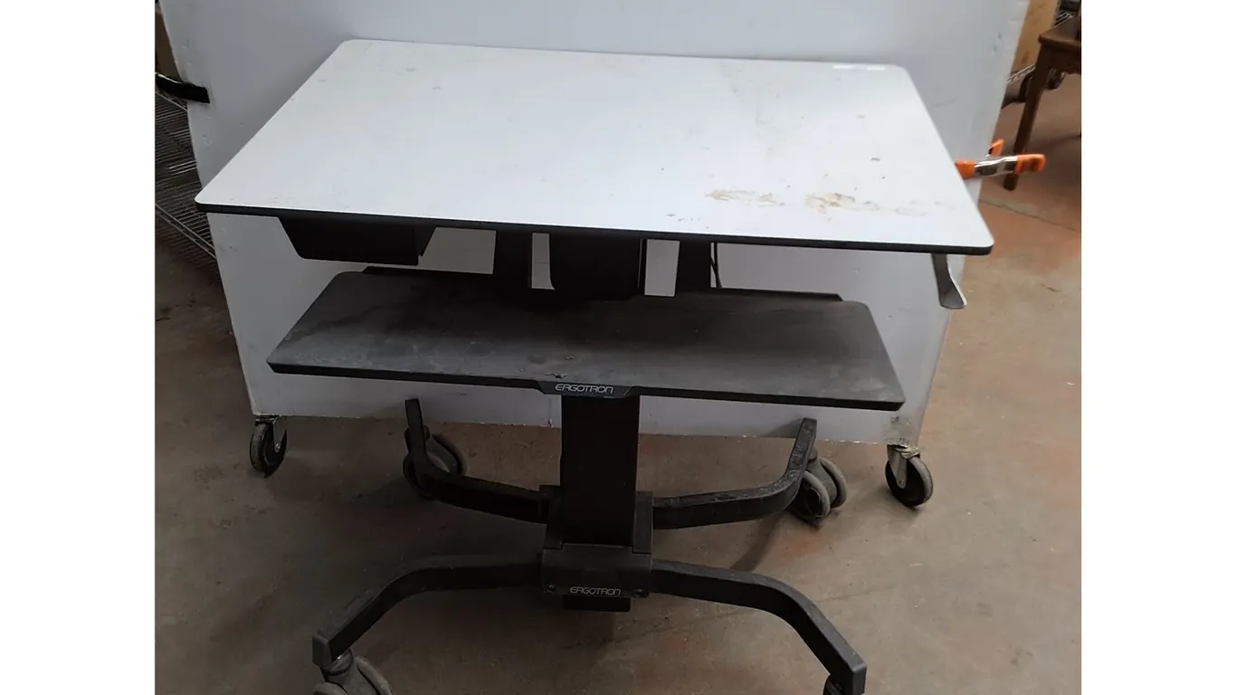 * Ergotron Adjustable Computer Desk - 31x23" & 33" to 51" Height - Cannot Ship