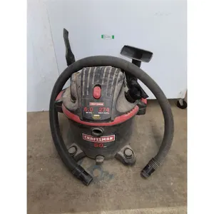 * Craftsman 60 Litre Shop Vacuum w/Accessories - Tested - 22" High x 22" Diameter - Cannot Ship