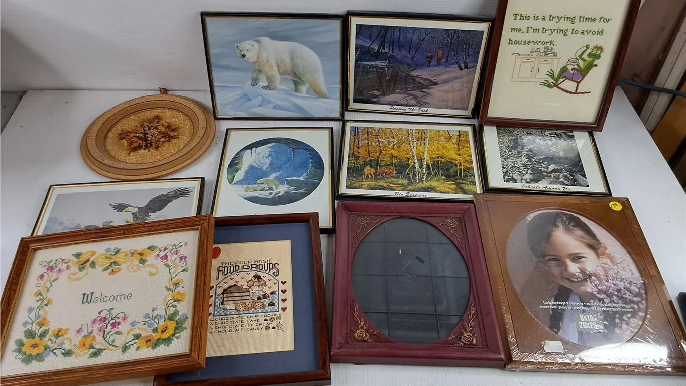 Framed Wall Art Prints, Embroidery Art & 3D Wall Decor