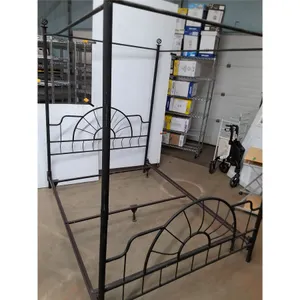 * Metal Canopy Bed Frame - 60x83x81" - Cannot Ship