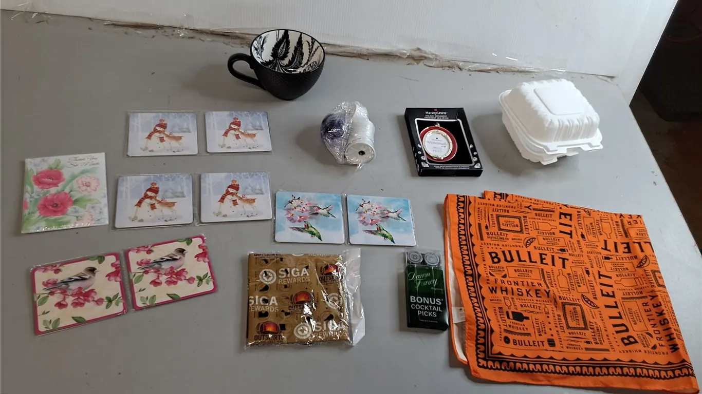 Coasters, Cocktail Picks, Bandanas, Misc.