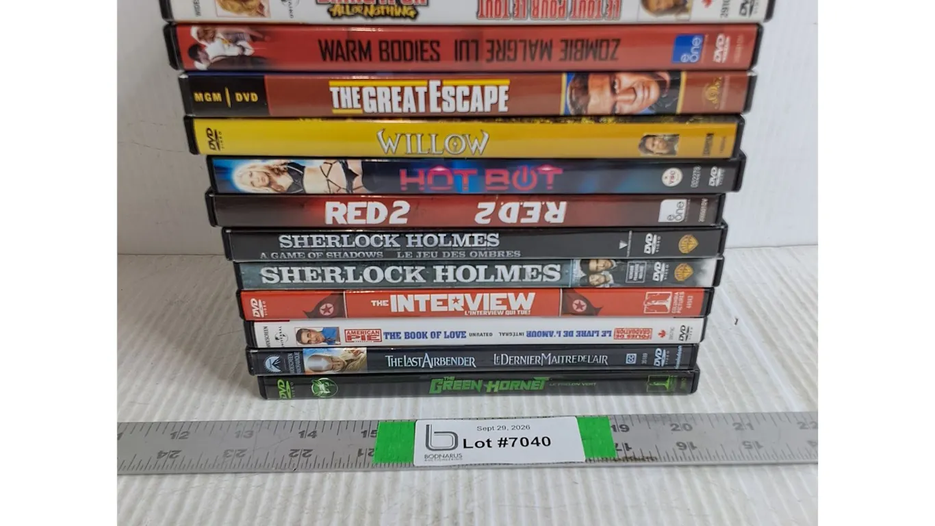 (12) DVD Movies-The Green Hornet,The Interview,Hot Bot and more
