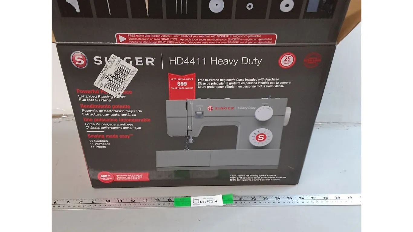 Singer HD 4411 Sewing Machine- Powers On, Can't Ship
