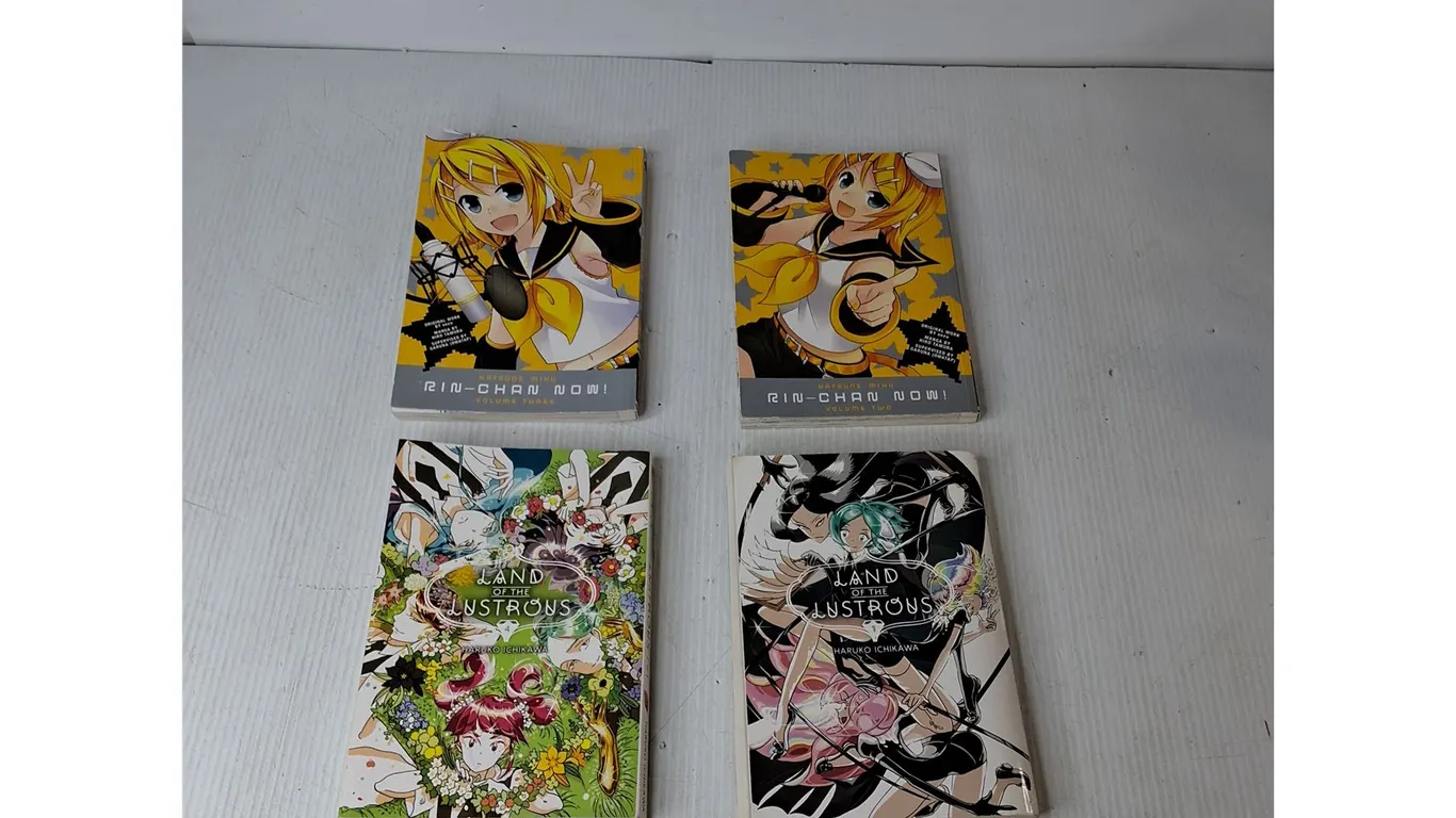 (4) Books; (20) Land Of The Lustrous, (2) Rin-Chan Now!