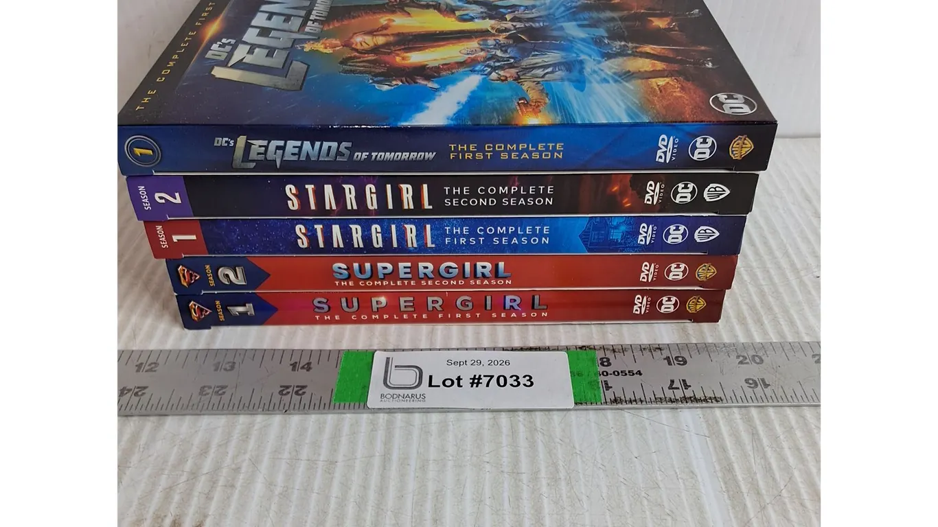 Various DVD Seasons of Legends of Tomorrow,Stargirl and Supergirl