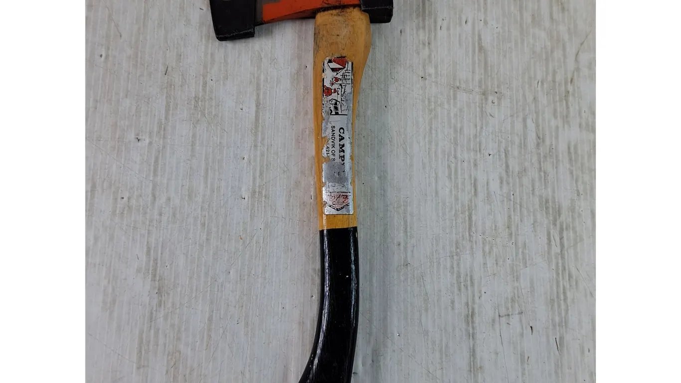 Sandbik 15" Camp Hatchet with Factory Original Travel Handle