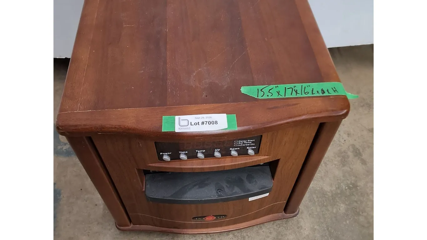 * Comfort Zone Infrared Heater Cart - Working