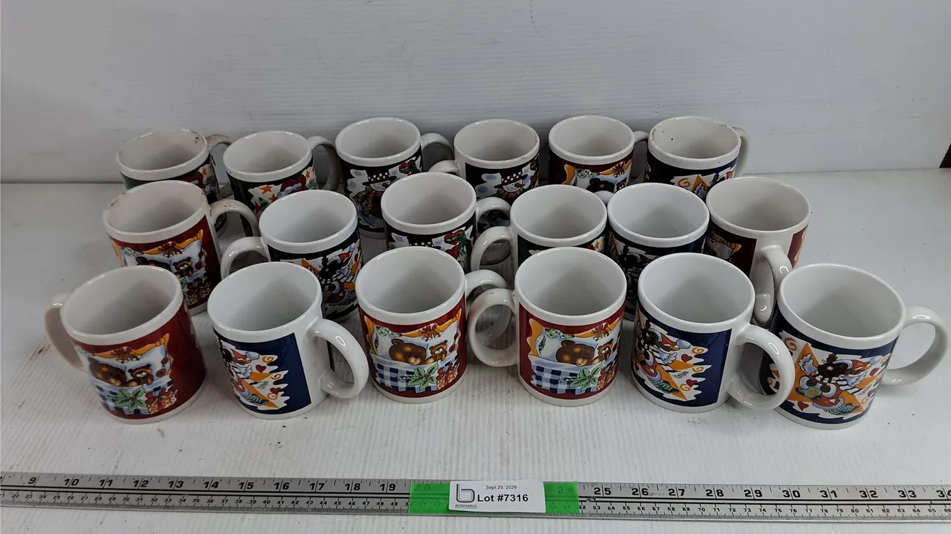 Assorted Ceramic Christmas Mugs