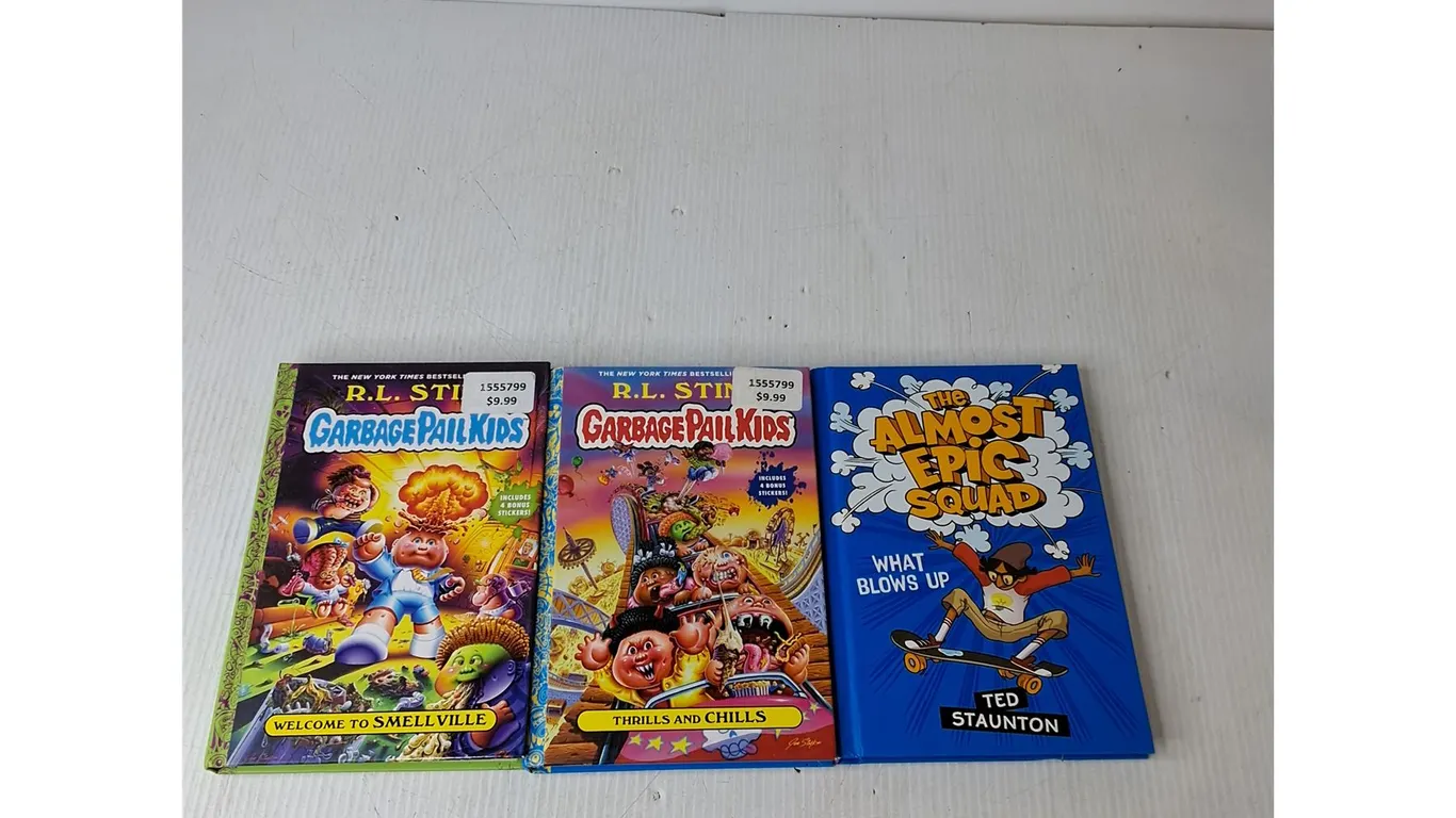 (3) Books; The Almost Epic Squad, Garbage Pail Kids (2)