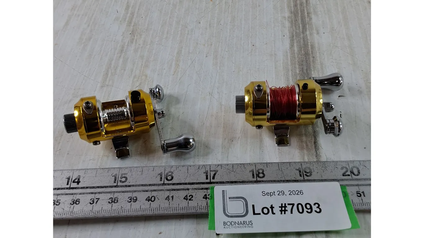 (2) Ice Fishing Reels, As-Is