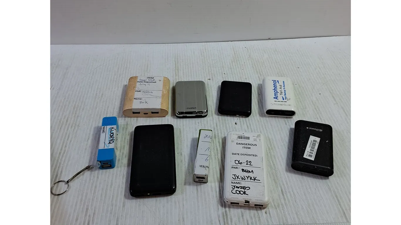 Assorted Power Banks (9)