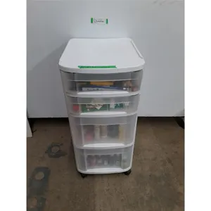 * 4-Bin Sterilite Cart w/Assorted Art & School Supplies - Cannot Ship