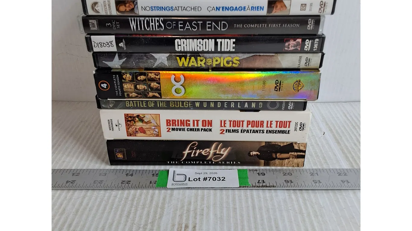 (9) DVD& TV Series-Firefly,The OC,Crimson Tide,100 Girls and more