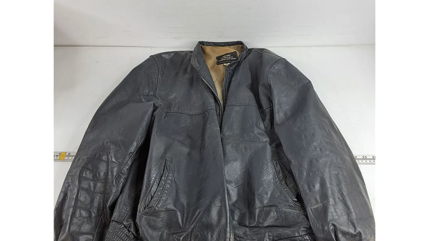 *Sears Leather Jacket - Size 46