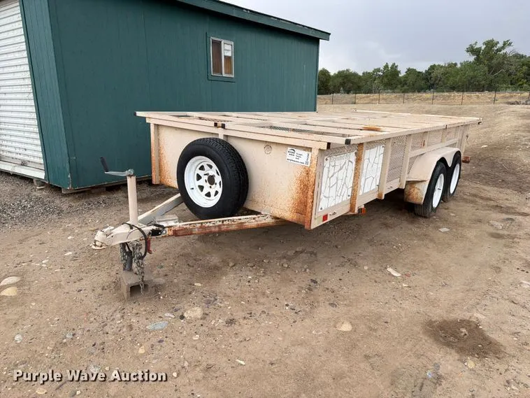 2008 Shop built rapid rig trailer
