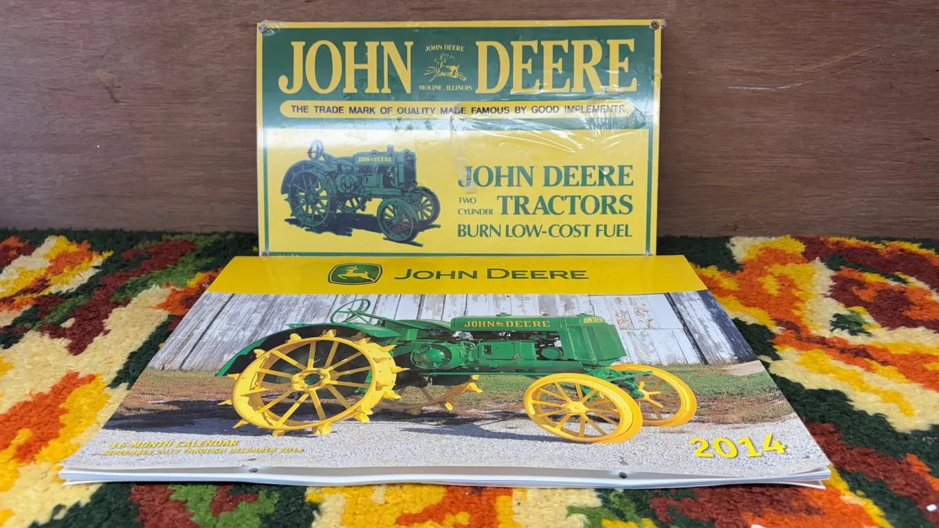 John Deere 2 Cylinder Sign