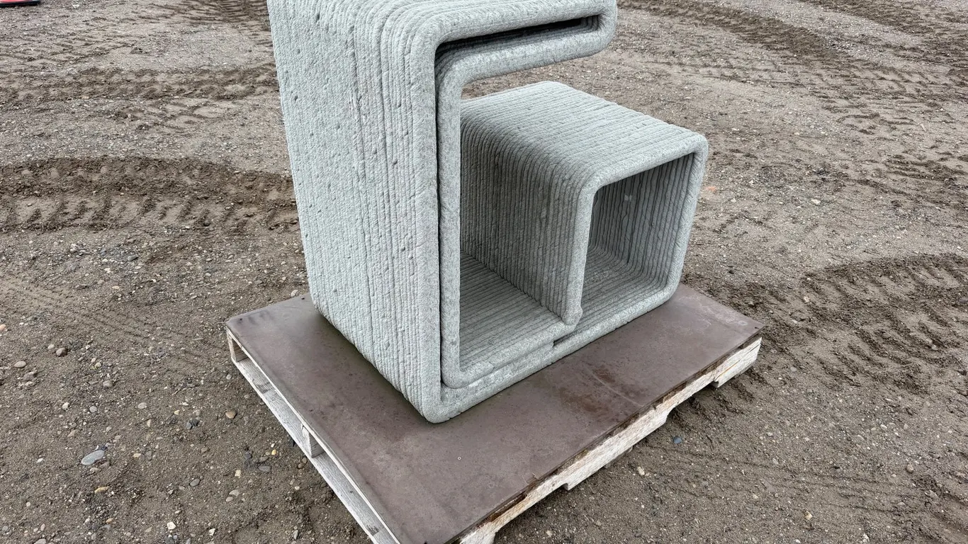 3D Cement Table/Chair