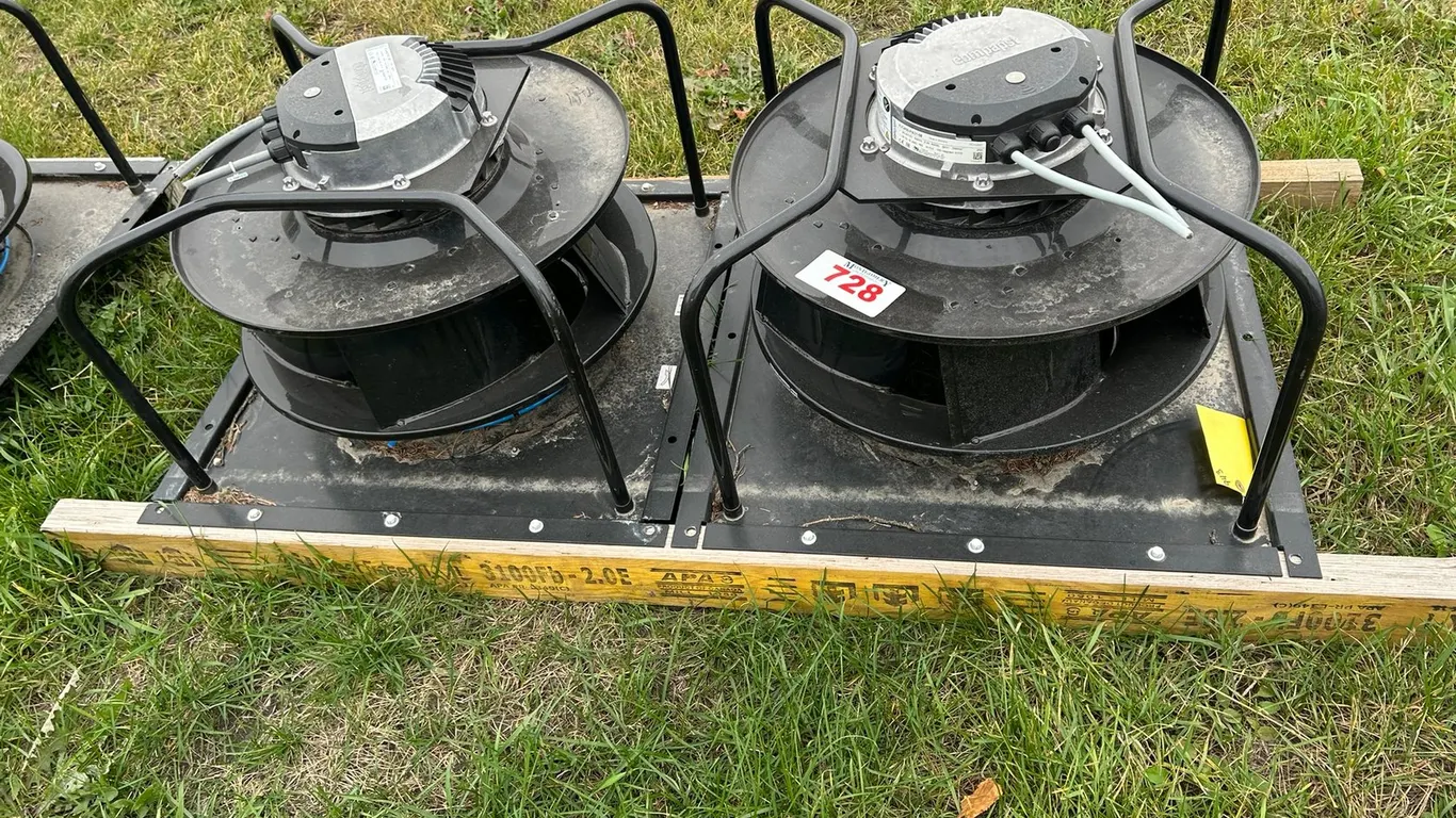 PAIR OF EBMPAPST K3G450-PA31-08 CENTRIFUGAL EC FANS