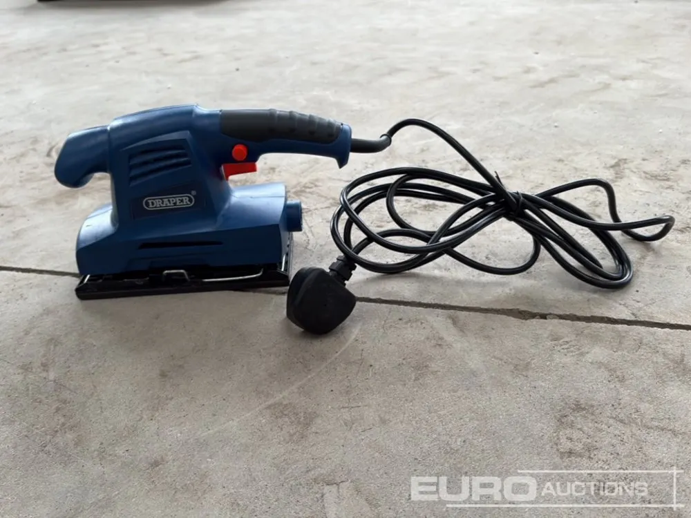 Unused Draper 240 Volt 1/3" Orbital Sander