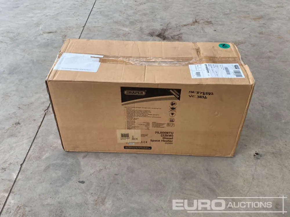 Unused Draper 240 Volt Diesel Paraffin Space Heater