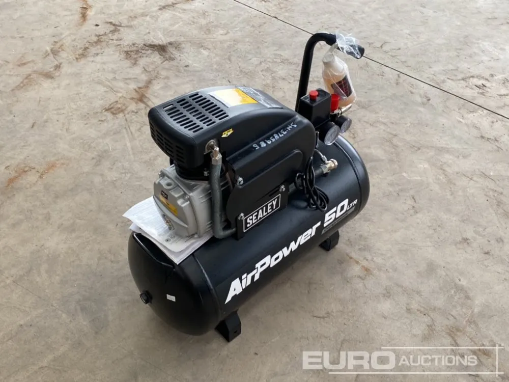 Unused Sealey 240 Volt 50 Litre Garage Compressor