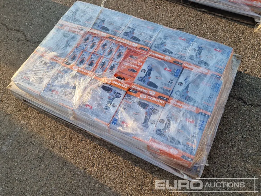Unused Daewoo DALD18-M1 Lithium Impact Drill + DALB20-1 Lithium Battry (13 of)