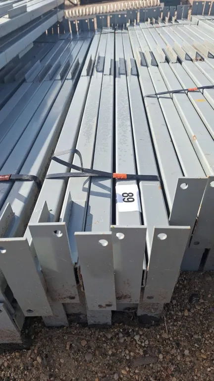 Bundle of 10 Grey beams 2"x2". 1/8 thick